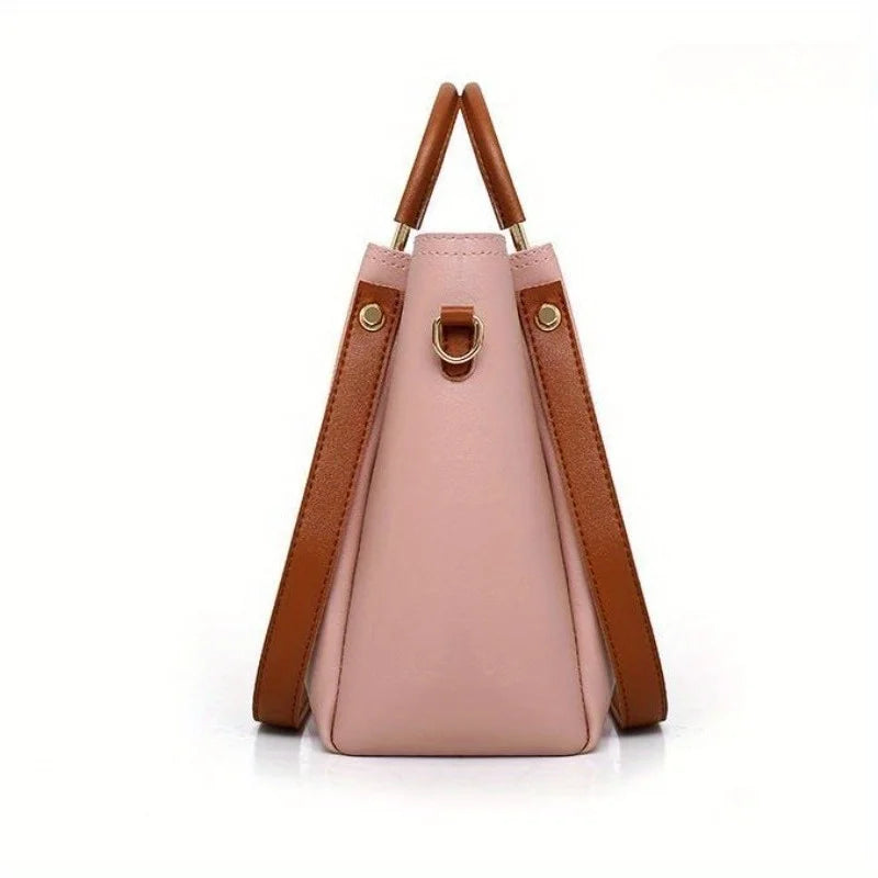 PU Leather 4 Piece Women's Handbag Set Tote Crossbody Clutch