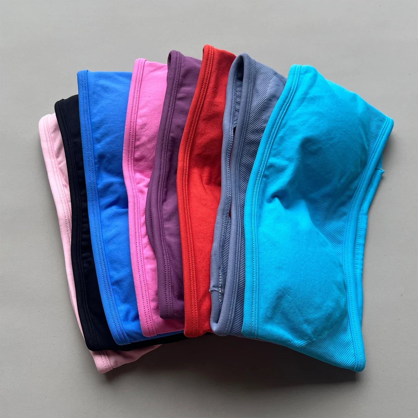 Backless Bandeau Sports Bra For Yoga And Gym Seamless Scrunch