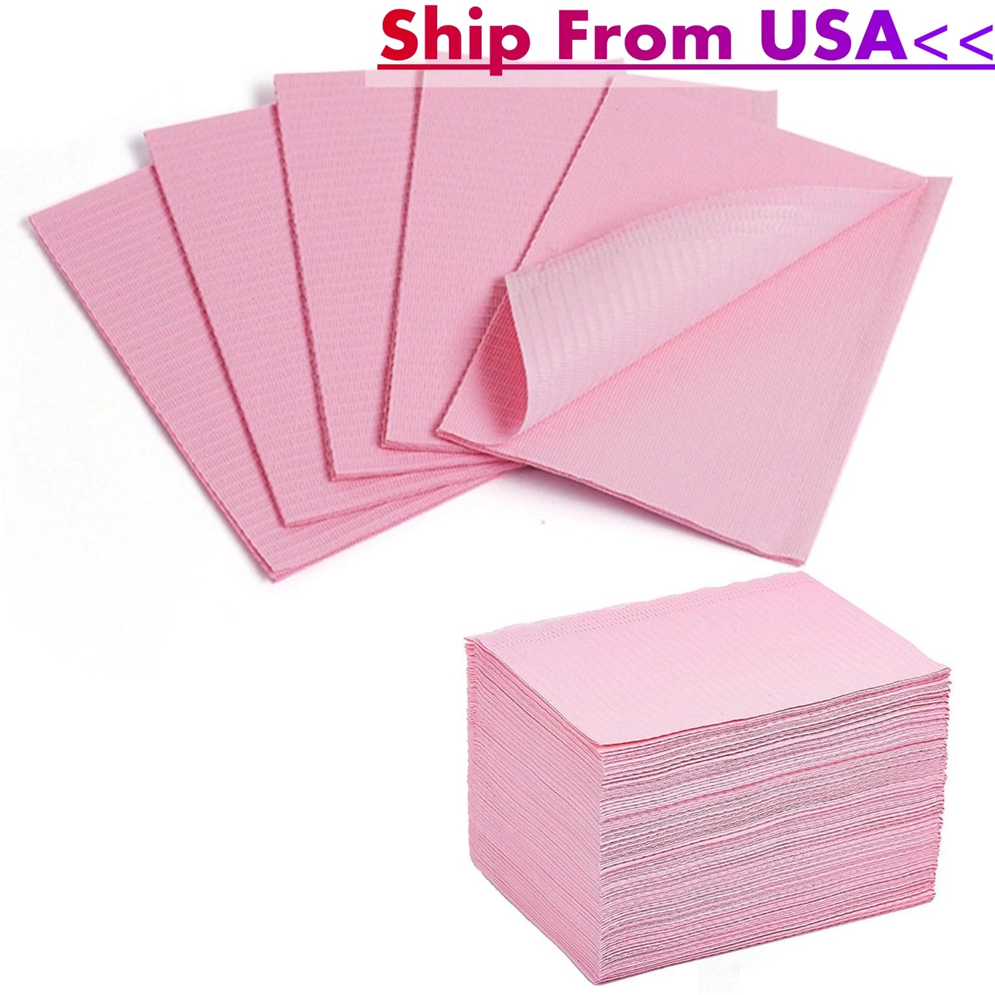 Makartt Disposable Nail Mats 50Pcs Foldable Paper Towels