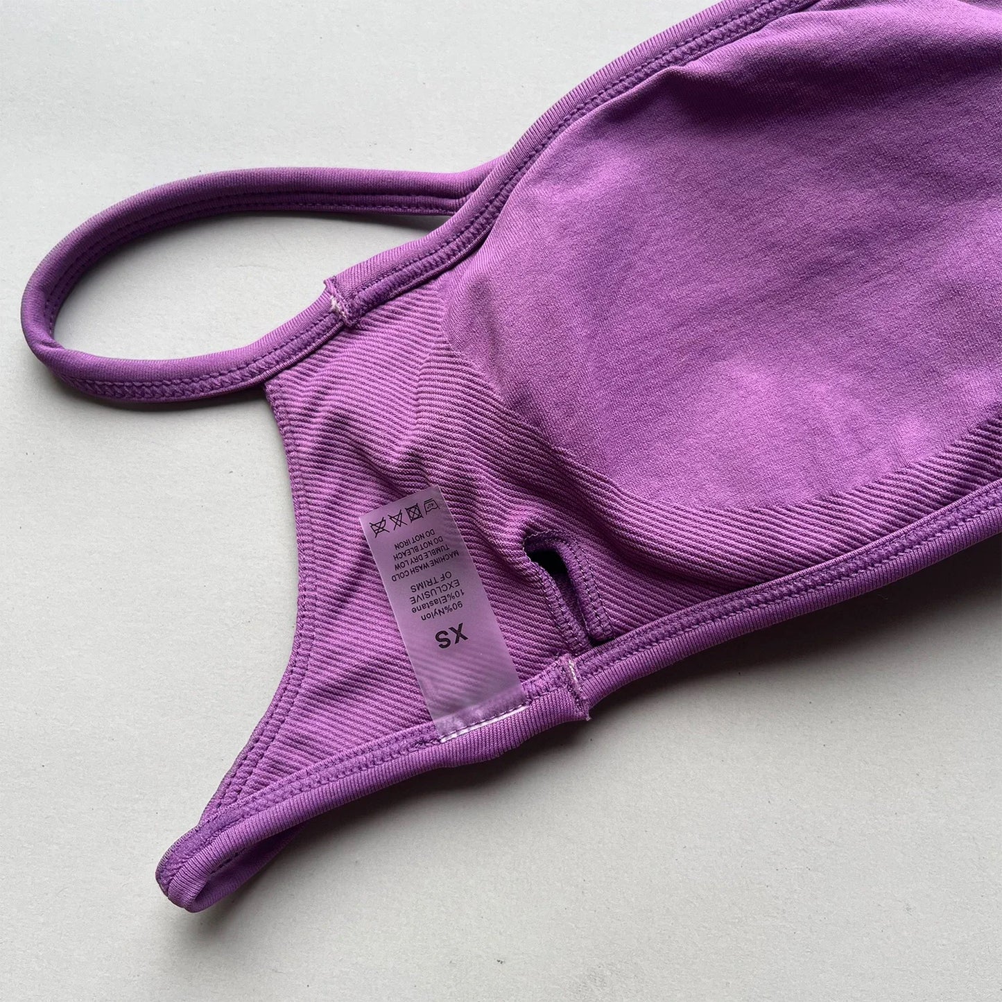 Backless Bandeau Sports Bra For Yoga And Gym Seamless Scrunch
