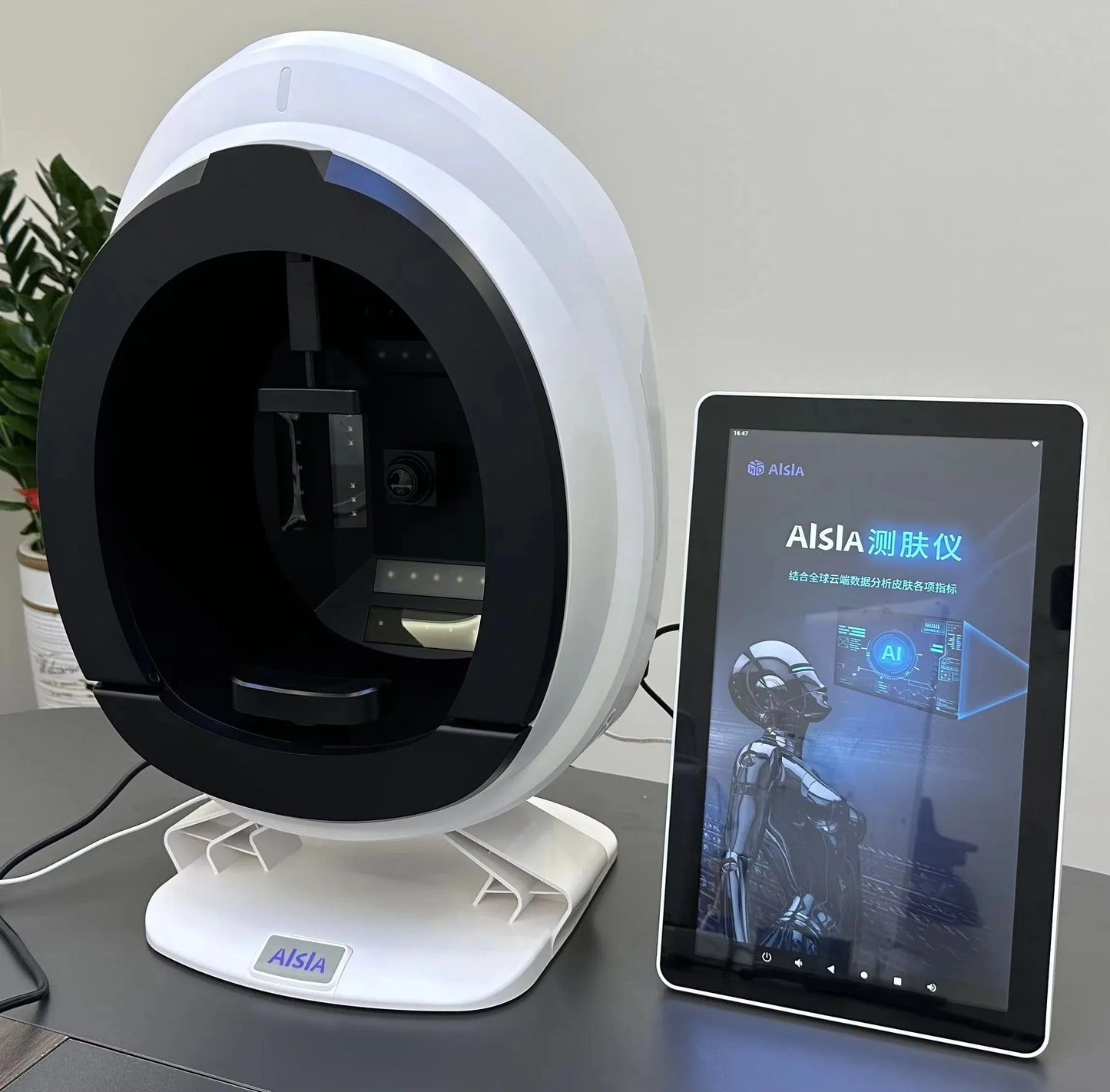 3D Facial Skin Analyzer Q1 Magic Mirror Camera Detector Portable 8 Spectrum Skincare Test Face Analysis Device for Beauty Salon
