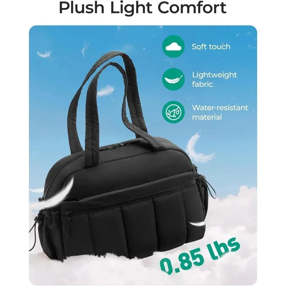 Women Travel Duffel Bag Gym Bag for Women, Duffle Bag for Travel with Wet Pocket, Lightweight Carry on Weekender Duffel