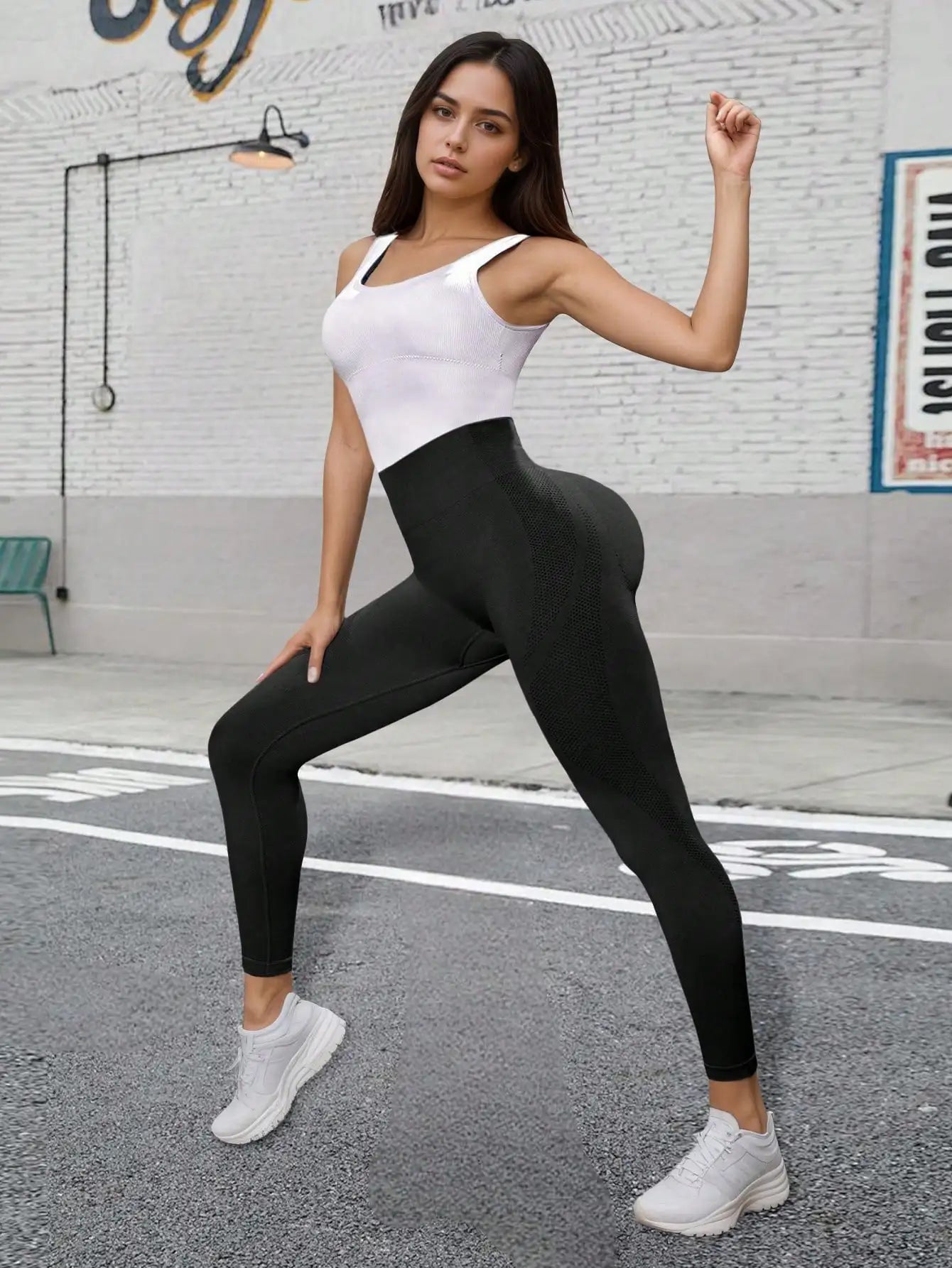 Women's High Waist Leggings With Tummy Control For Workout