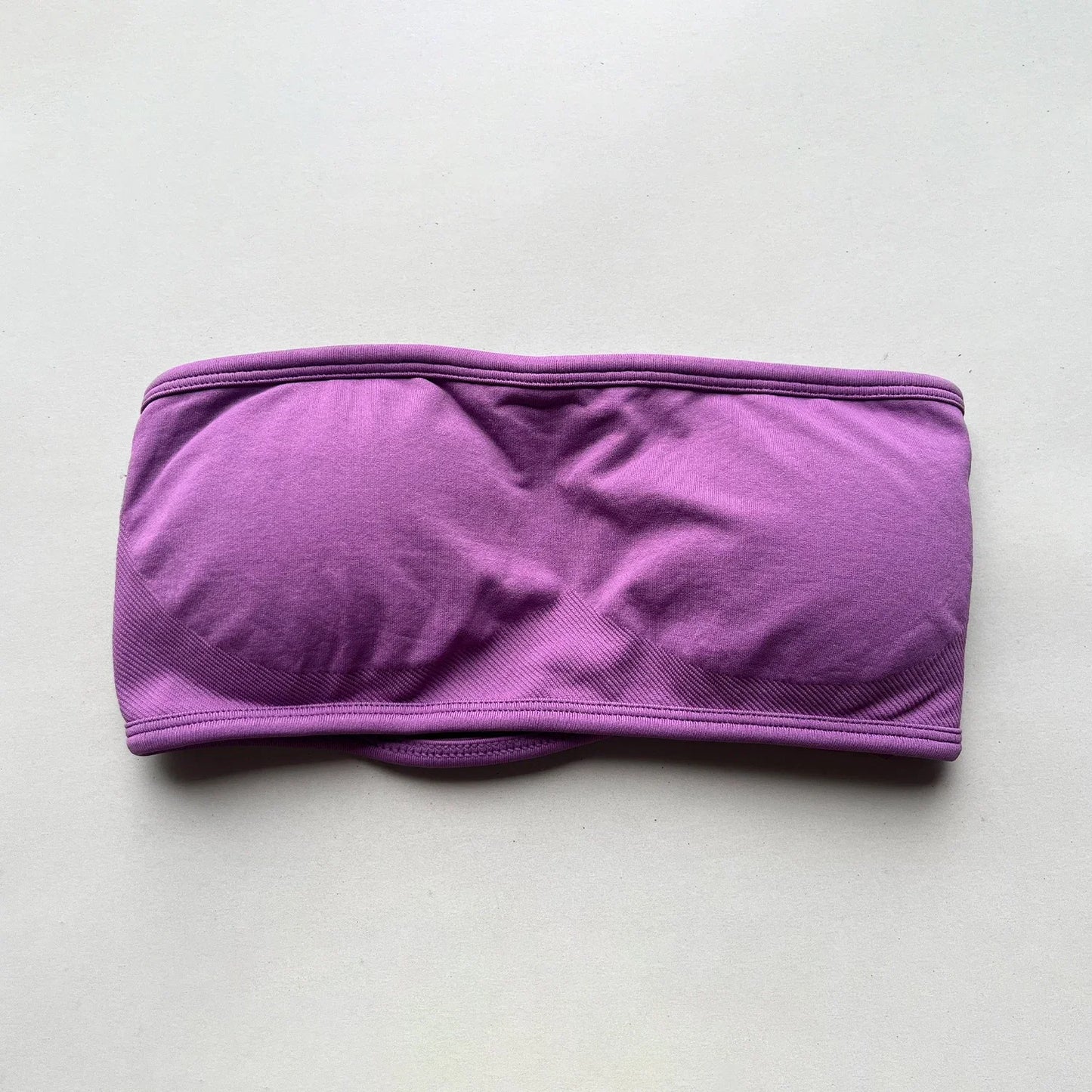 Backless Bandeau Sports Bra For Yoga And Gym Seamless Scrunch