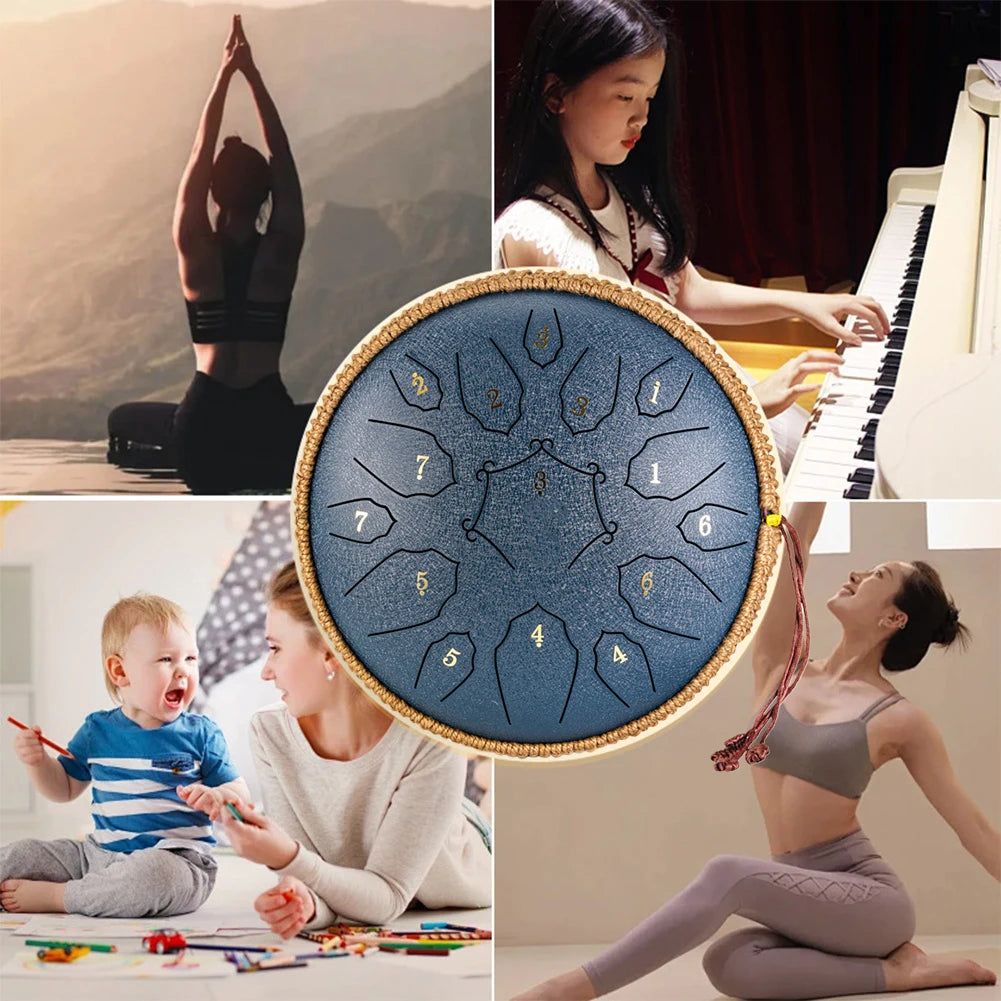 Ethereal Steel Tongue Drum 15 Notes For Beginners Sound Healing