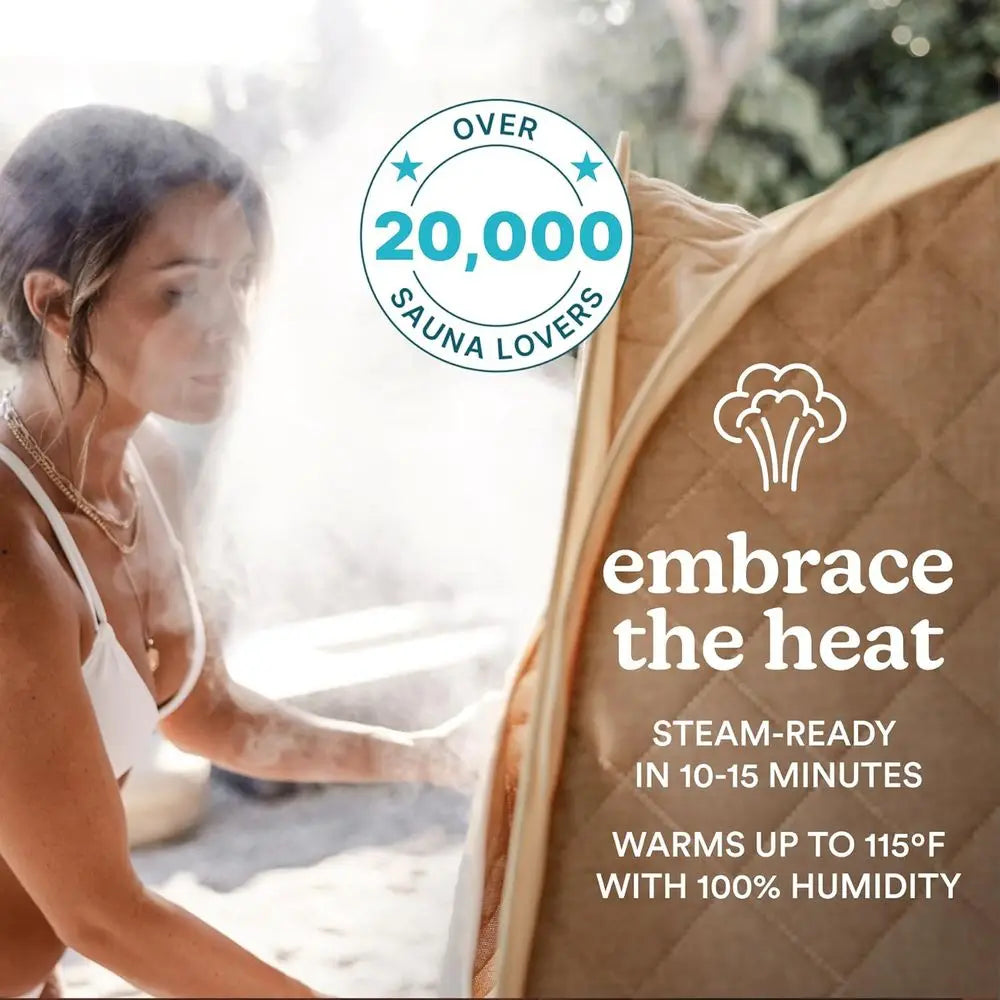 Portable Collapsible Steam Sauna For Stress Relief And Muscle Relaxation