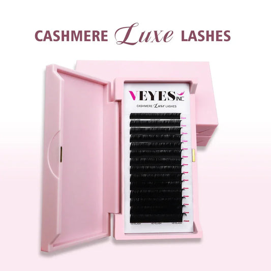VEYESINC Cashmere Lashes Luxe  Eyelash Extensions Veyelash Faux Mink Individual Volume Soft Natural for Makeup