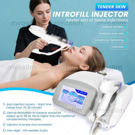 Skin Moisturizing Face Lift Skin Mesu Therapy Gun Wrinkle Removal and Skin Moisturizing Face Lift Otesaly Mesu Therapy Machine