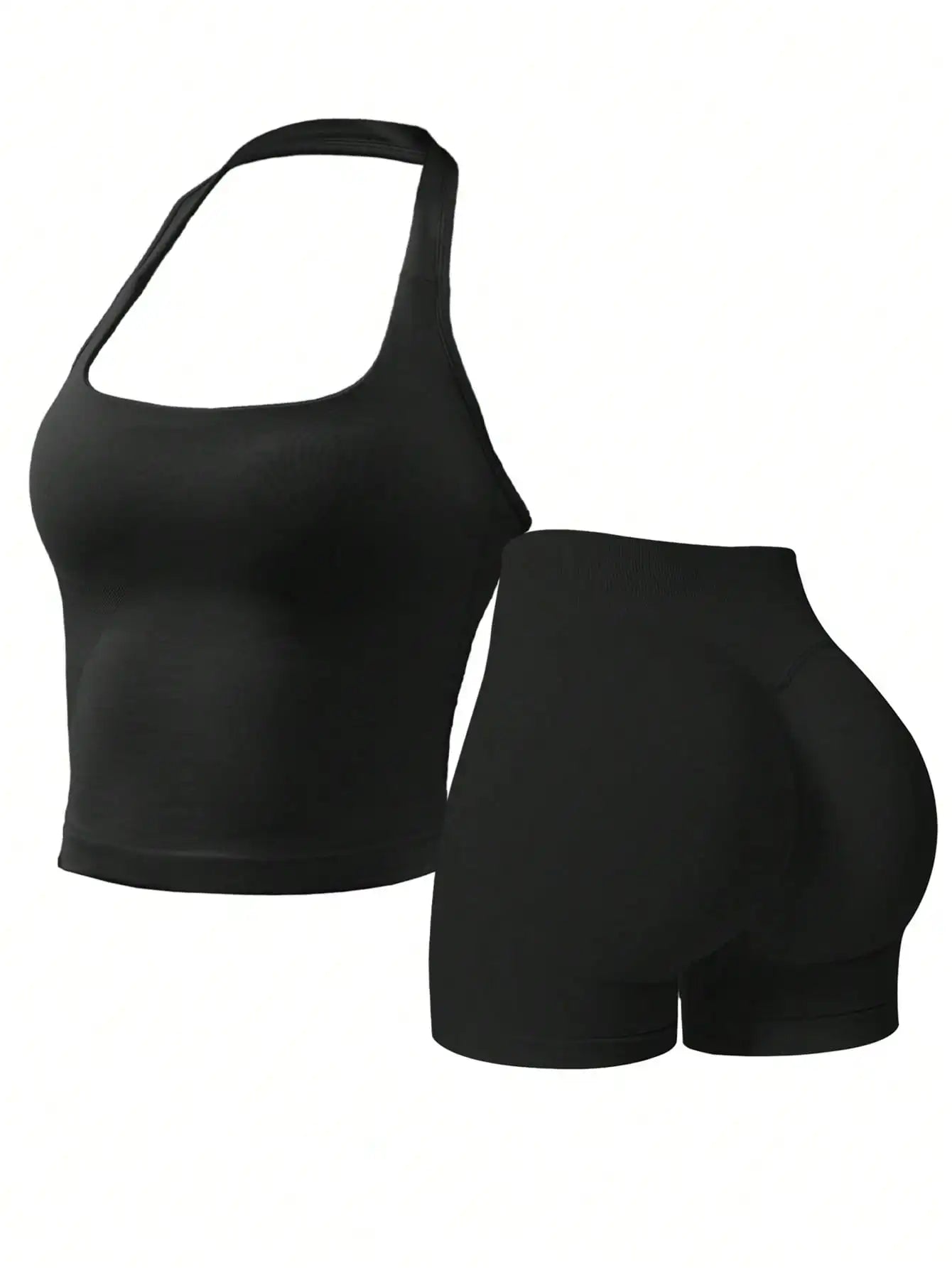 Women's Outdoor Sports Set Tank Top And Shorts Lightweight Breathable