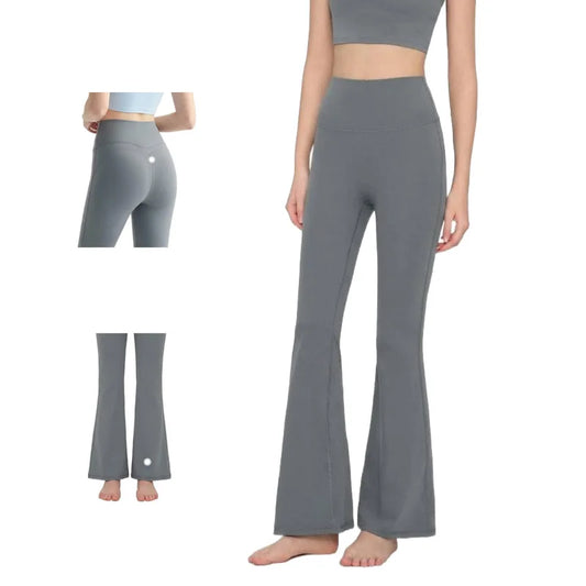 Flared Leggings Women's High Waist Yoga Pants Breathable Quick Dry