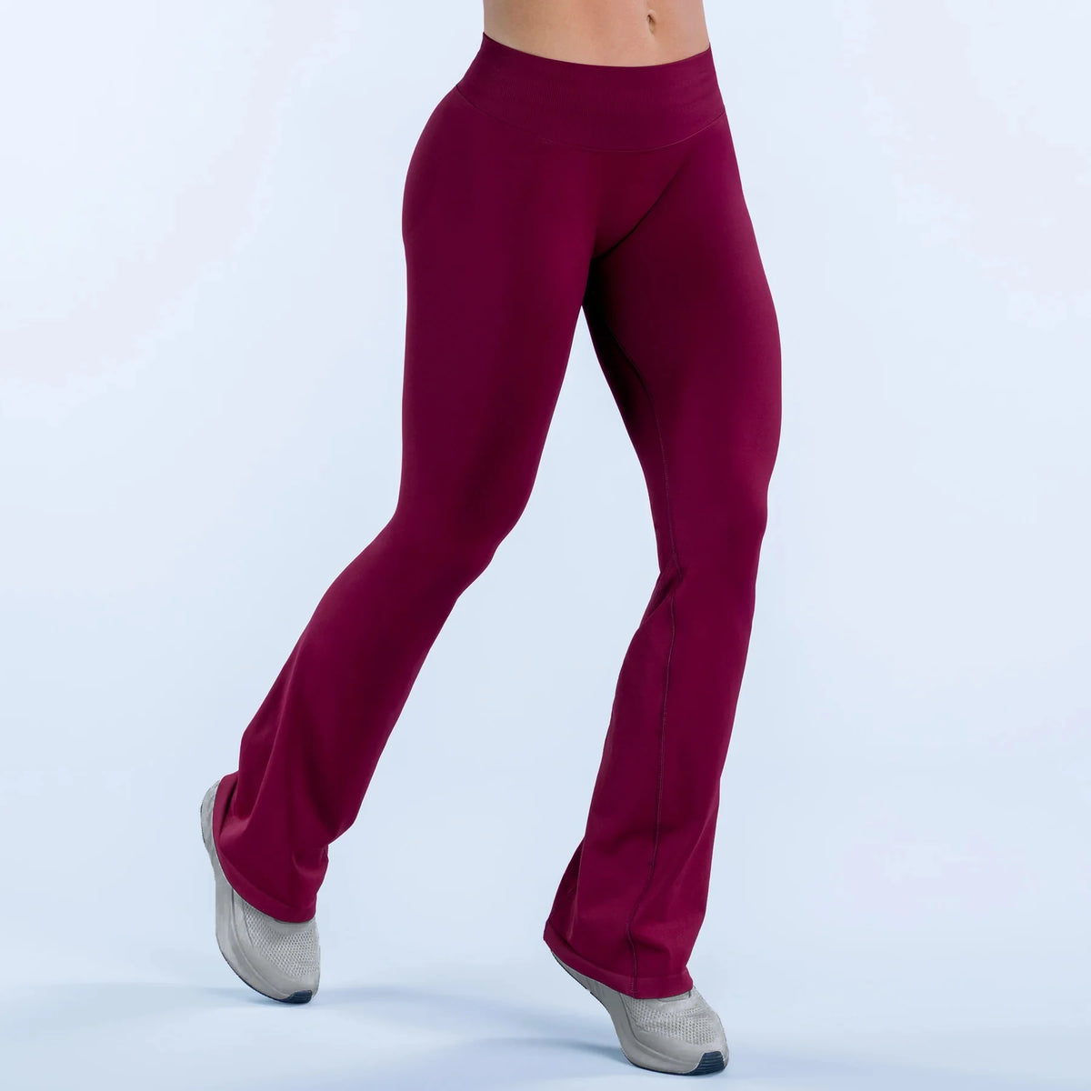 NCLAGEN Womens Seamless Flare Yoga Leggings Squat Proof Athletic Pants