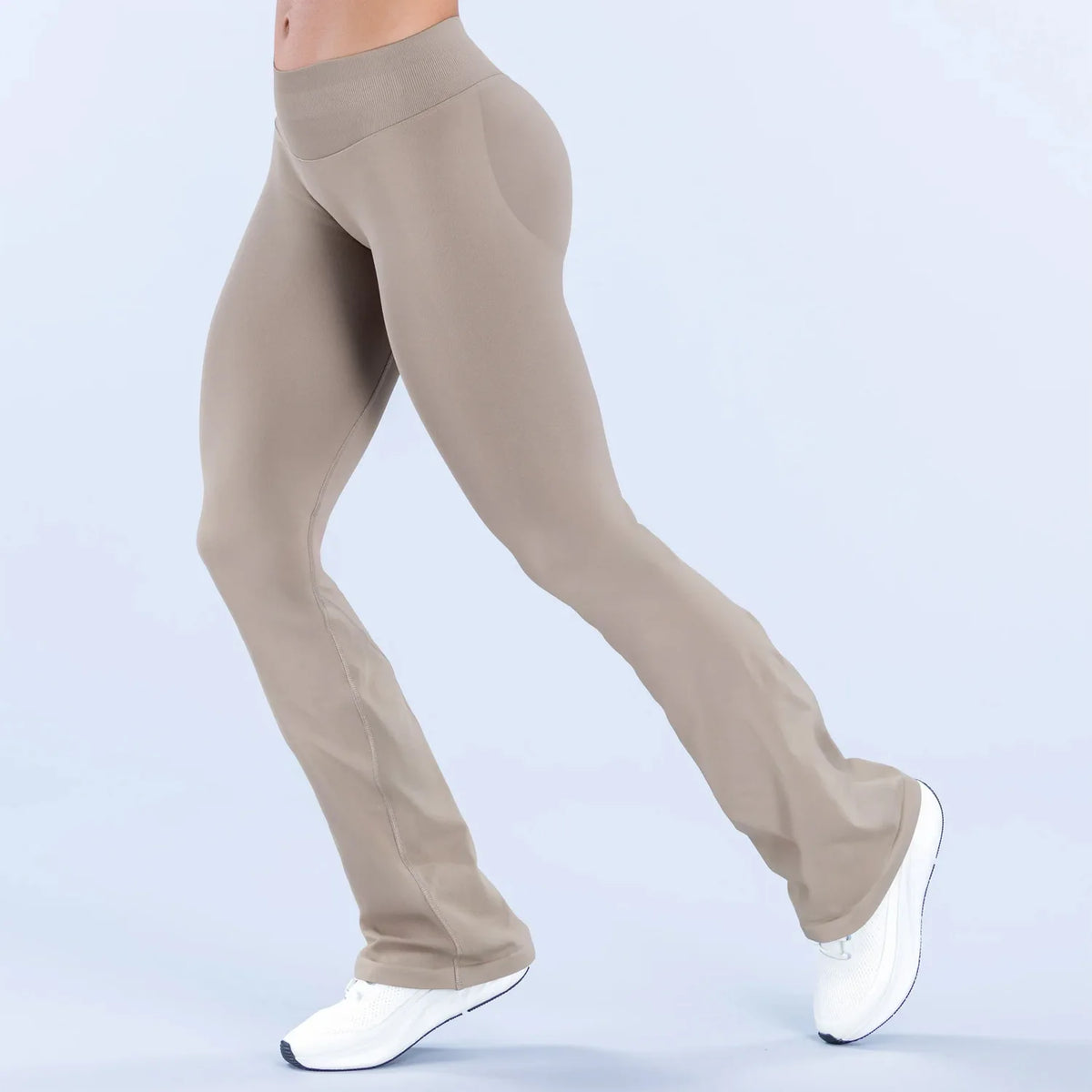 NCLAGEN Womens Seamless Flare Yoga Leggings Squat Proof Athletic Pants