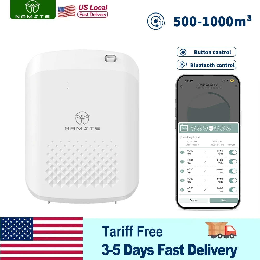 NAMSTE Smart Aroma Diffuser Bluetooth Control For Large Rooms