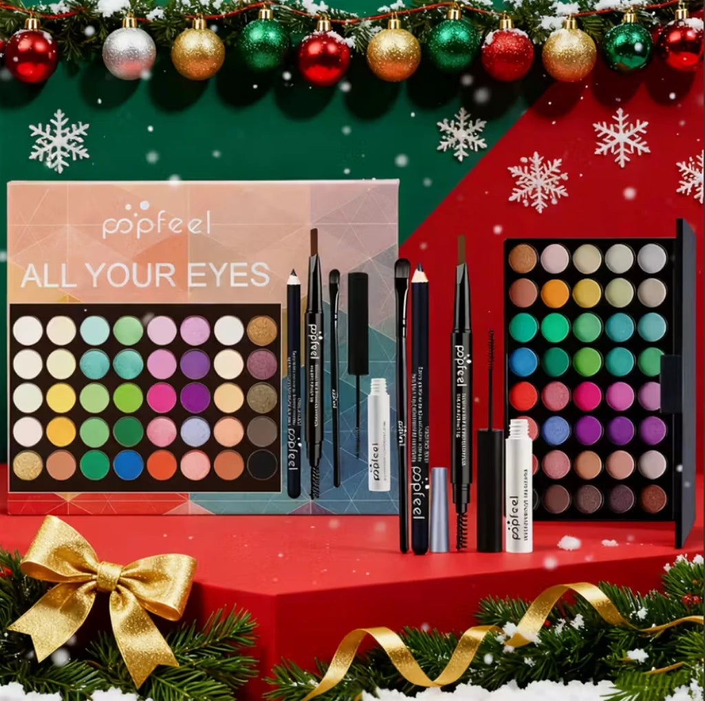 All In One Full Face Makeup Kit With Brush Mascara