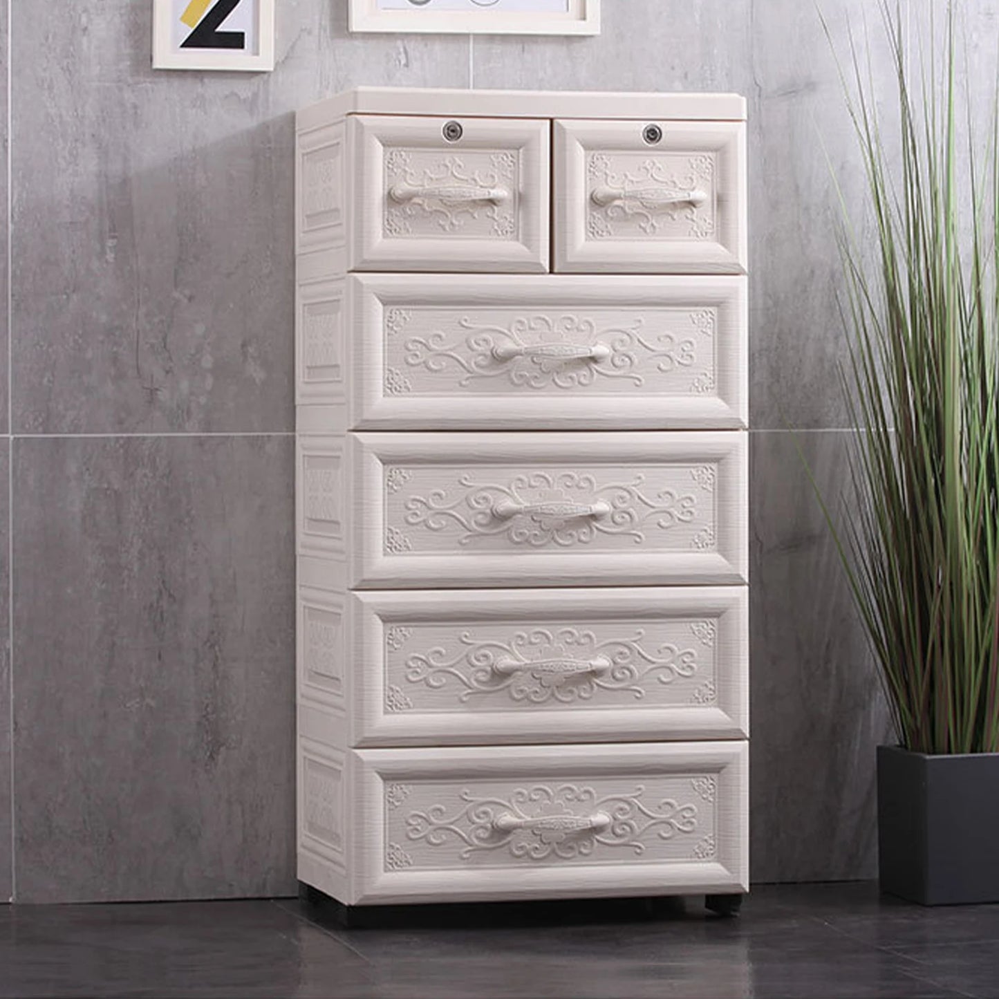 Organizer Unit Storage Cabinet Closet Drawers for Bedrooms Living Rooms Kitchens Offices