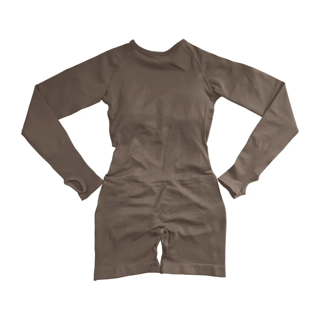 NCLAGEN Women Seamless Long Sleeve One Piece Gym Jumpsuit