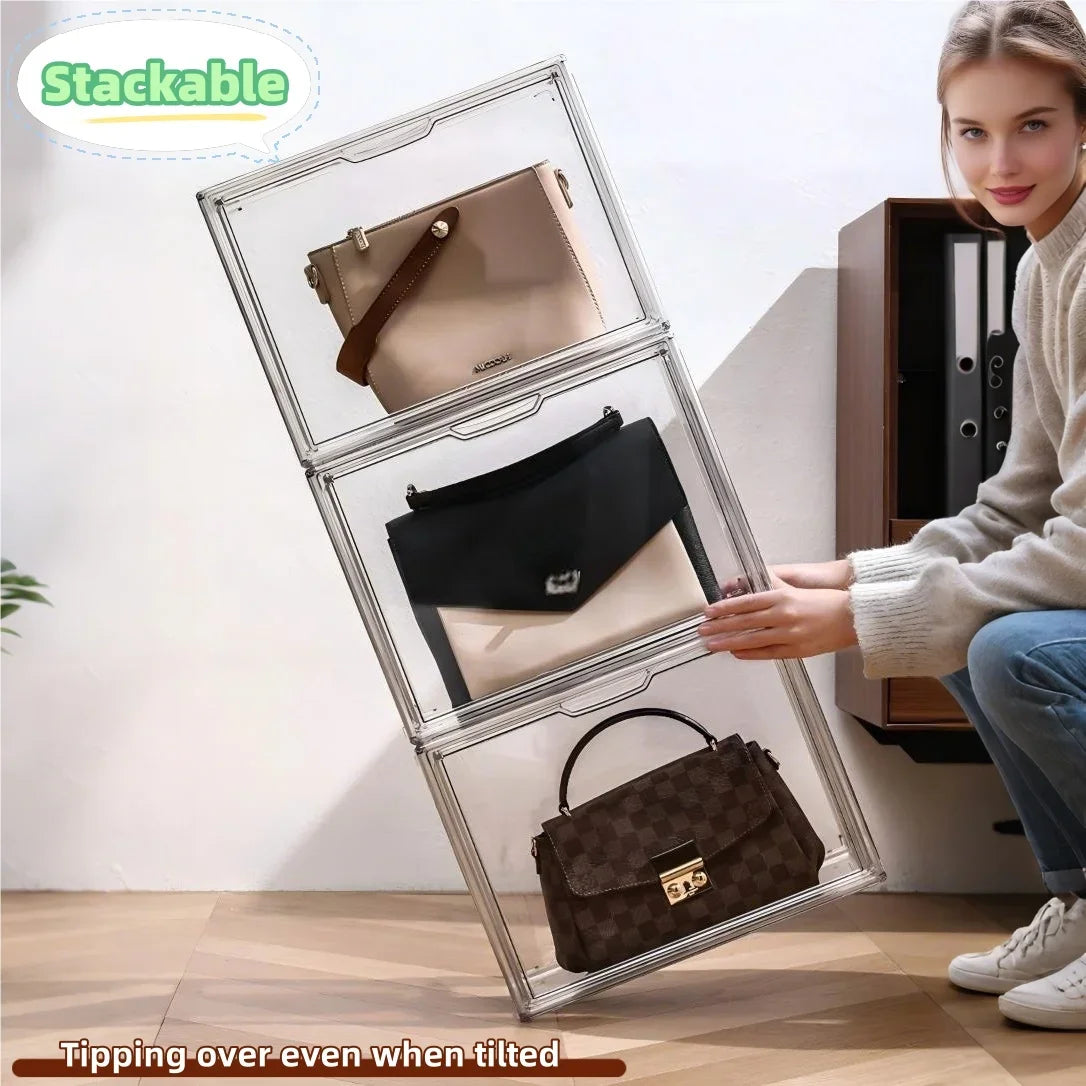 Clear Acrylic Display Case Organizer For Figures And Collectibles