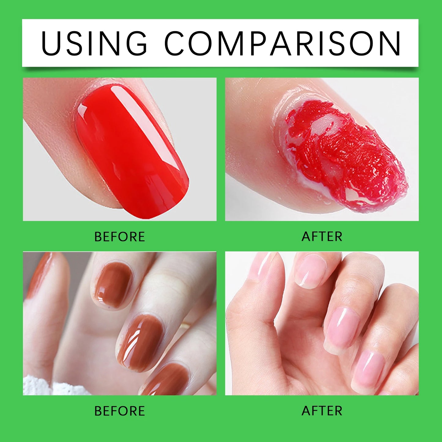 EELHOE Nail Gel Remover Soak Off Harmless Fast 3 Minutes