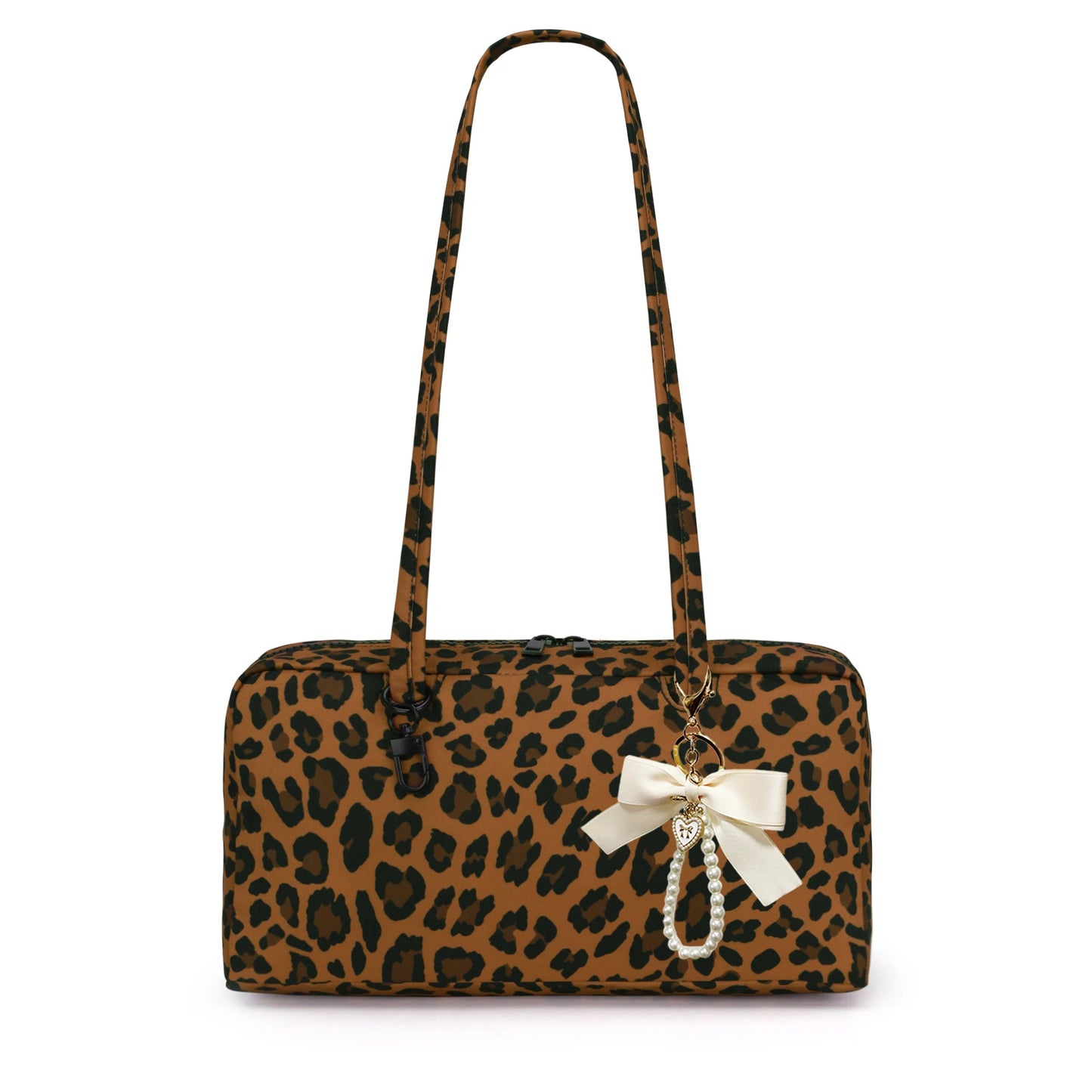 Women's Nylon Slouchy Tote Bag With Zipper Closure