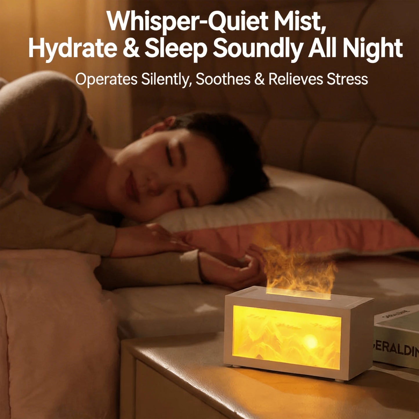 Ultrasonic Aromatherapy Diffuser Humidifier With Timer