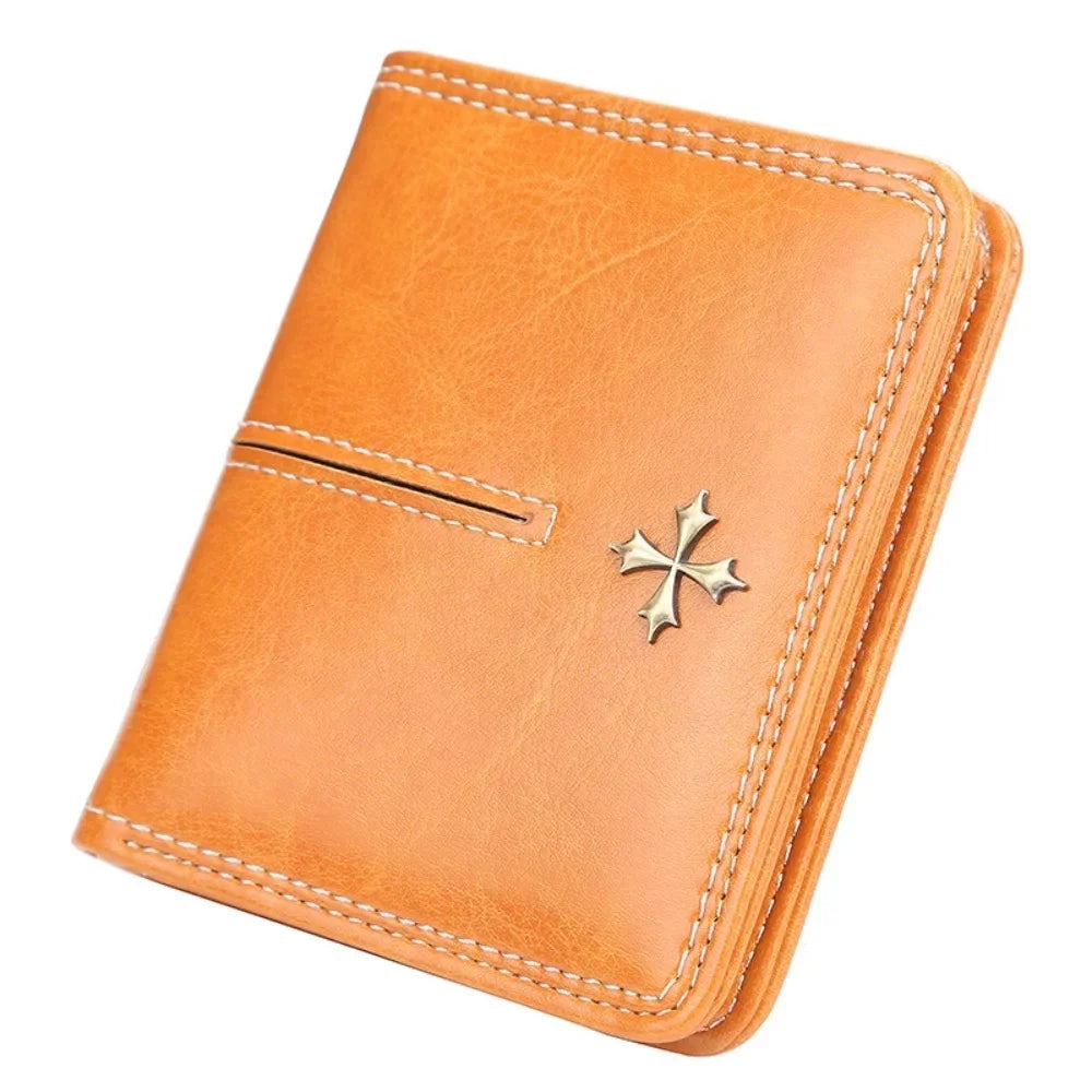 Zipper Mini Womens Wallet PU Leather Card Holder Coin Purse