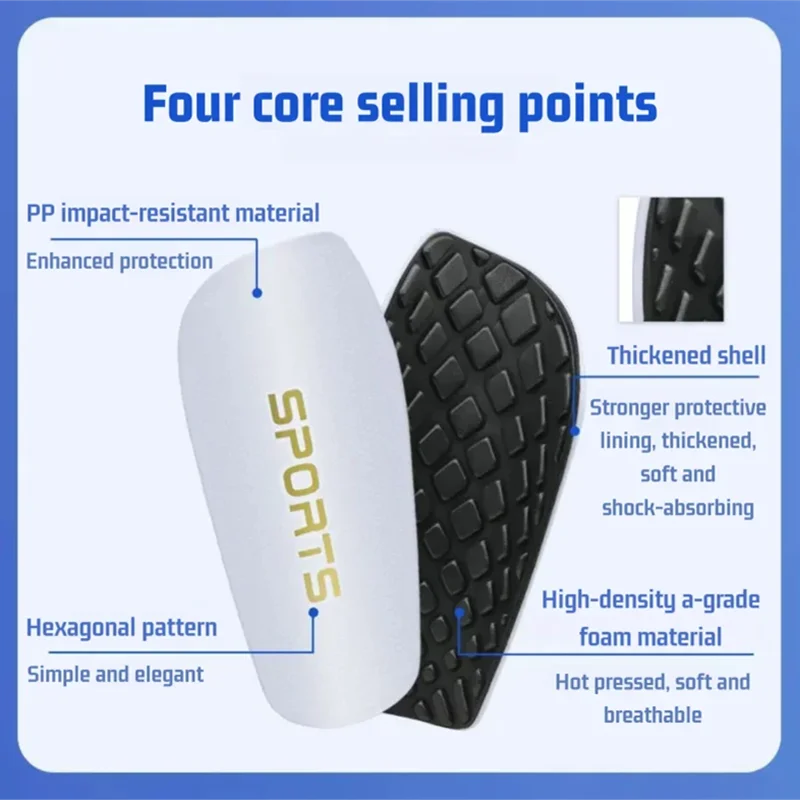 Soccer Shin Guards Protectors for Adults and Kids Football Gear