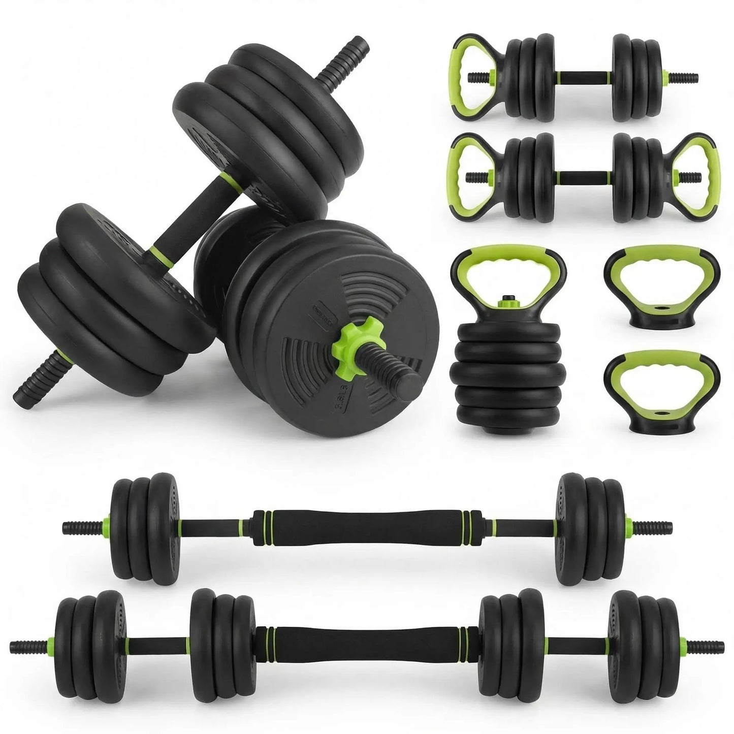 Professional Adjustable Dumbbell Barbell Kettlebell Weight Set For Home Gym