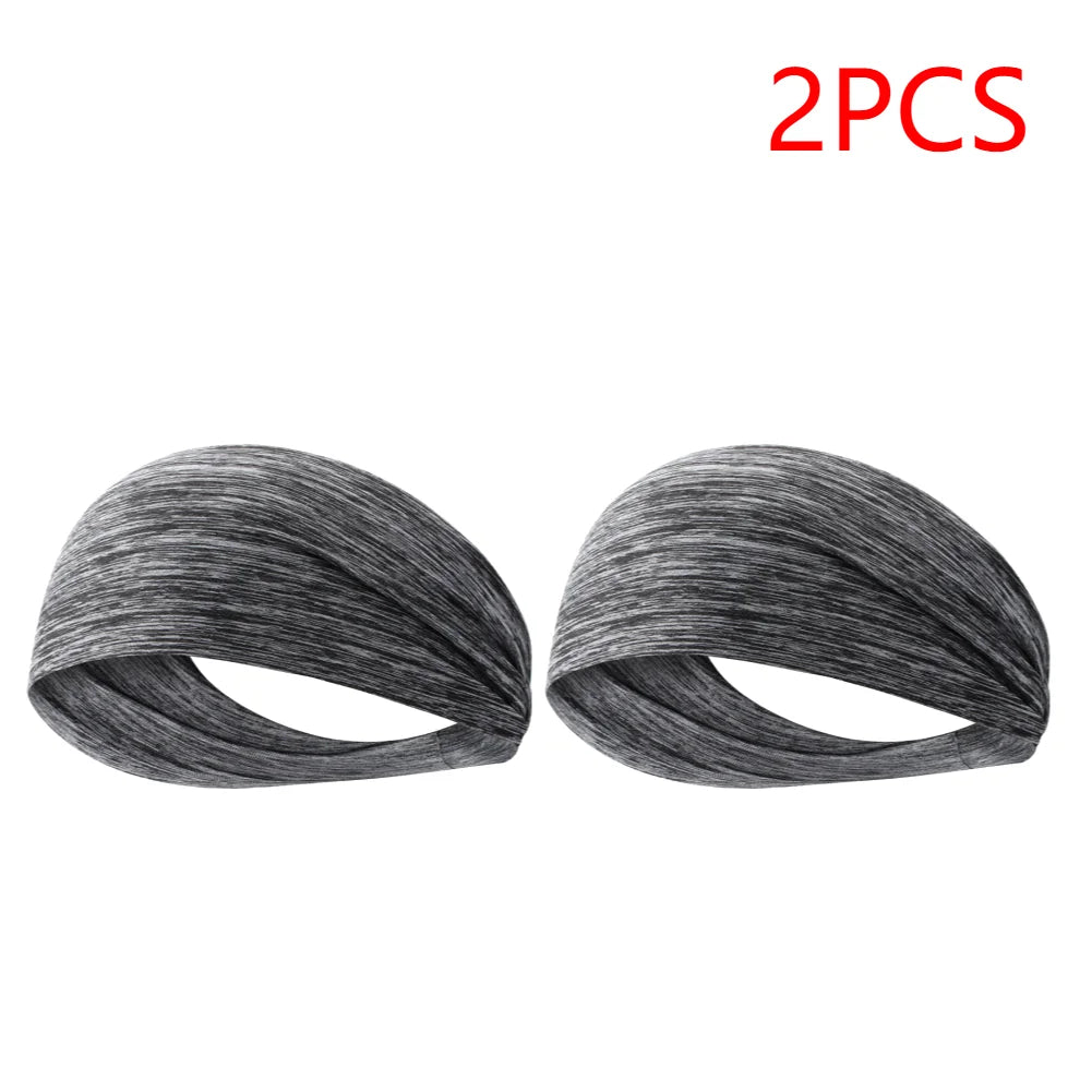 APWIKOGER Sports Headbands for Men and Women Elastic Sweatbands