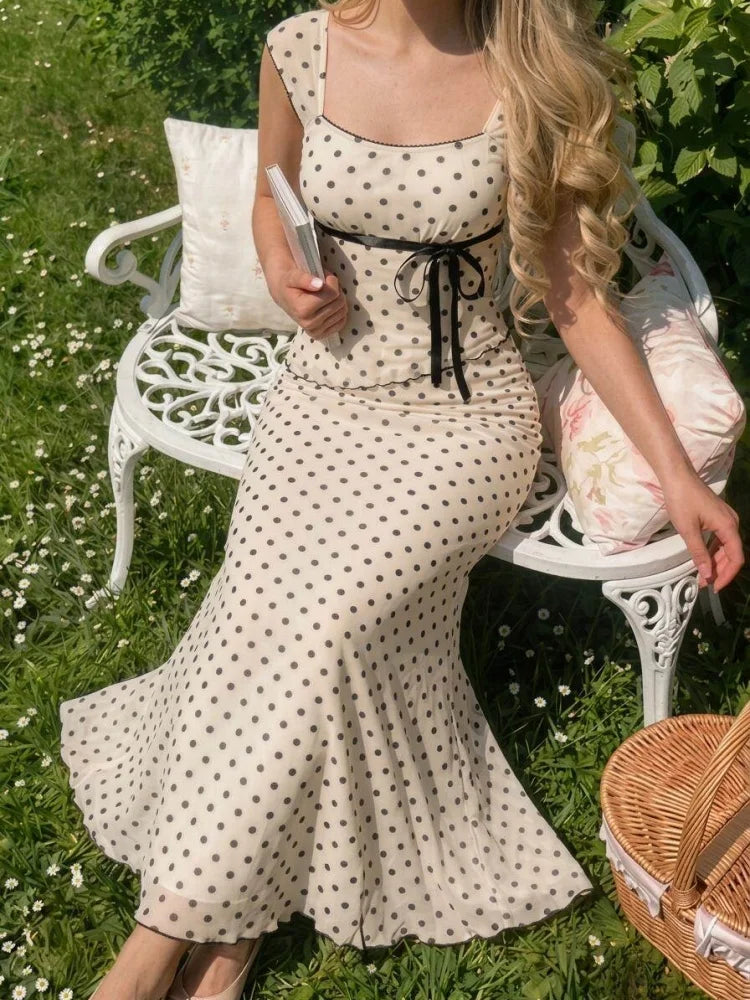 Elegant Women Midi Skirt Set Square Neck Cap Sleeve Design
