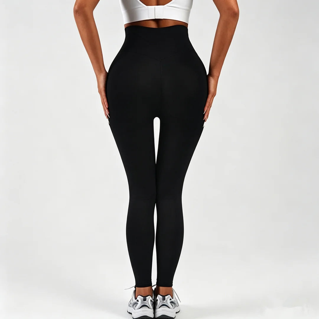 Women High Waisted Leggings Tummy Control Full Length Yoga Pants